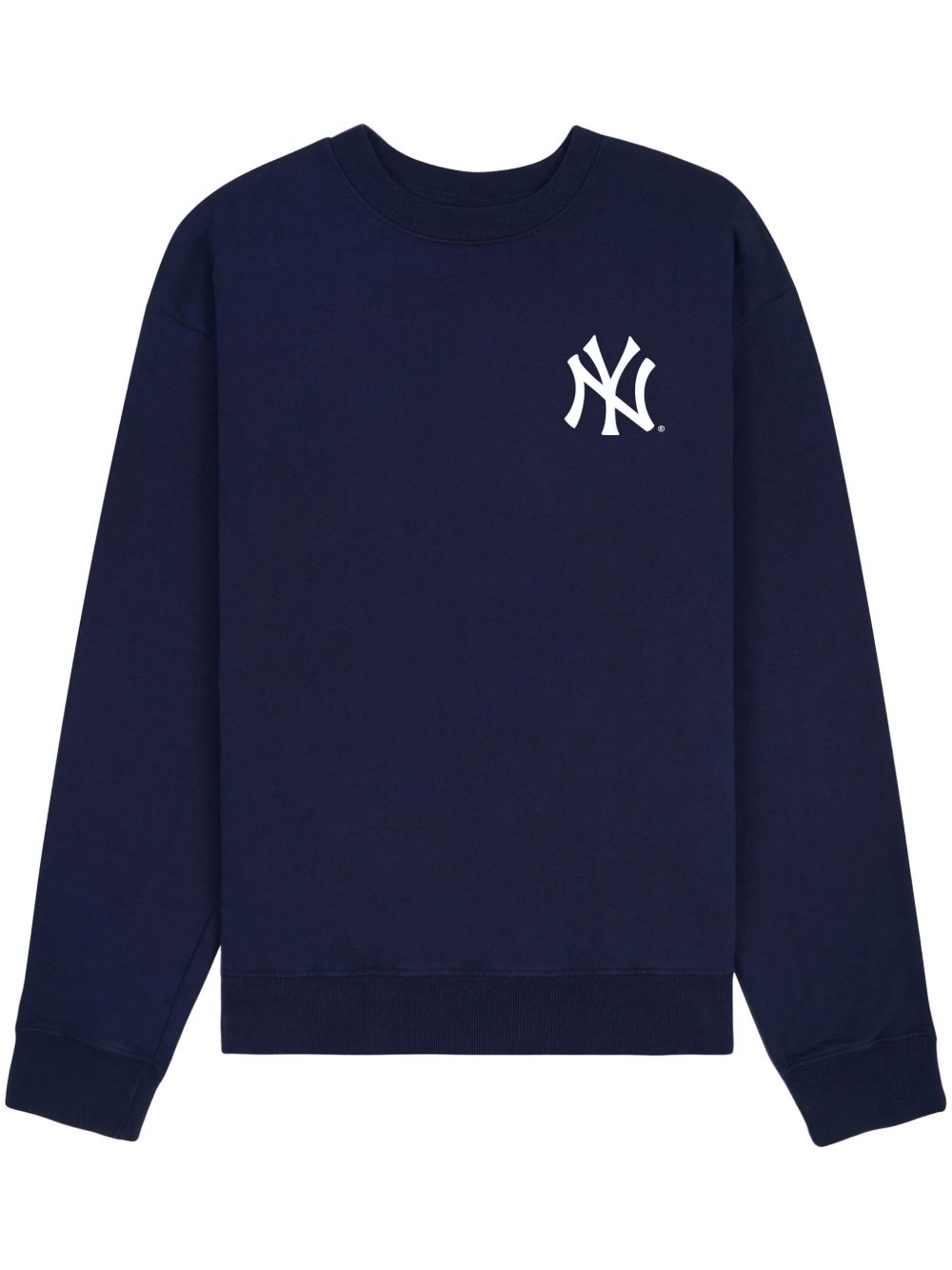 Sporty & Rich Yankees 图案圆领卫衣 - 蓝色
