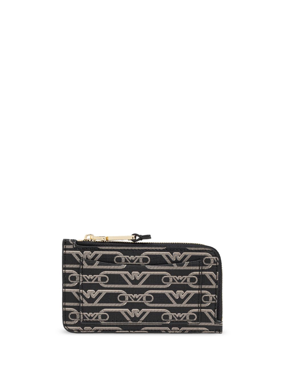 Emporio Armani 经典logo钱包 - 黑色
