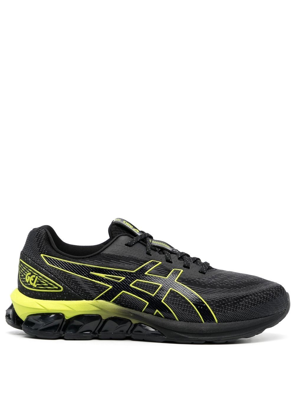 ASICS 低帮系带运动鞋 - 黑色