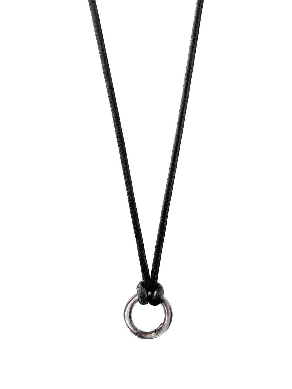 David Yurman 圆形吊饰项链 - 银色