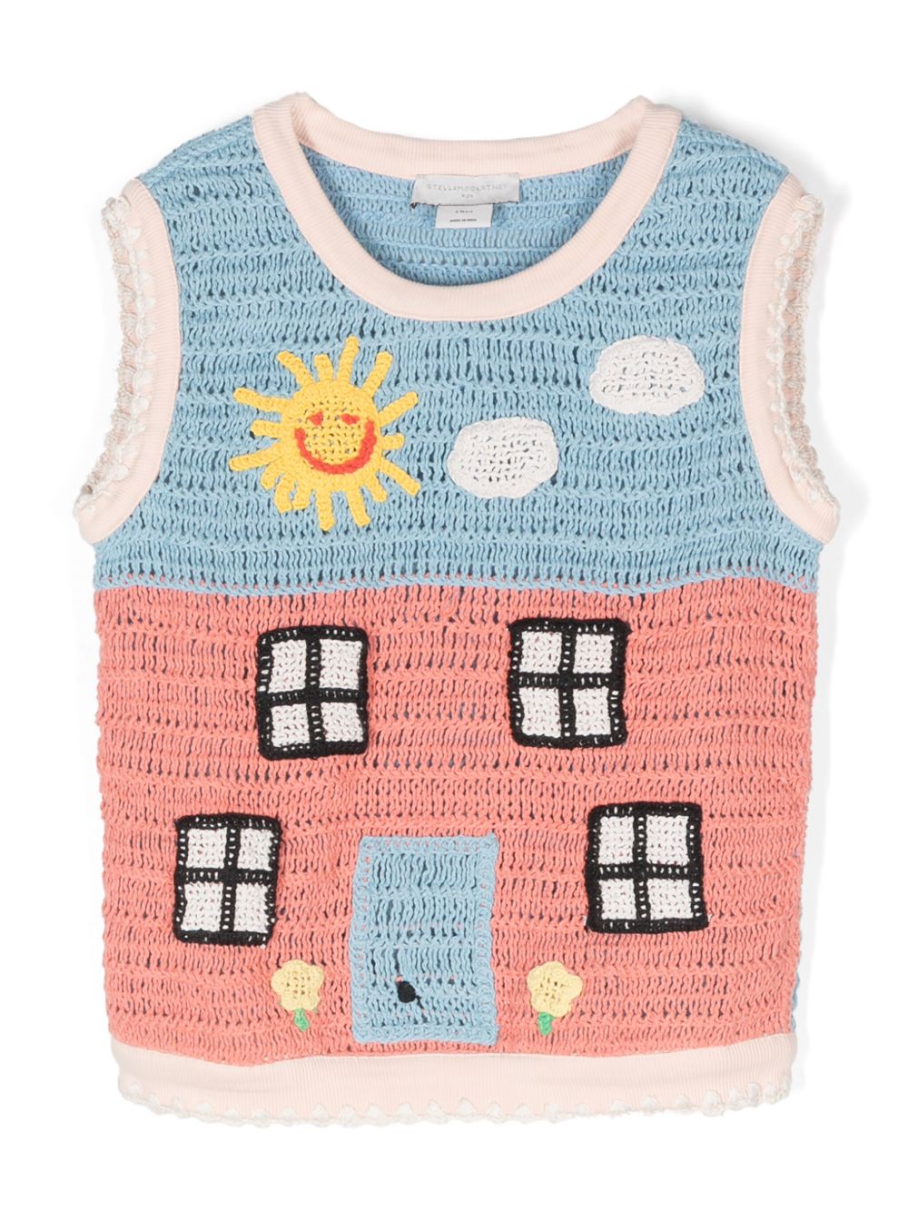 Stella McCartney Kids Farmyard 毛衣 - 粉色