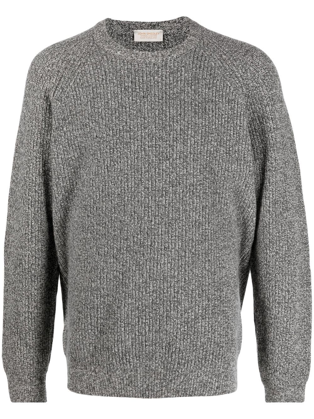 John Smedley 罗纹针织毛衣 - 黑色