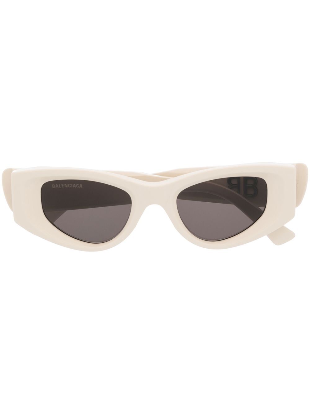Balenciaga Eyewear 有色镜片猫眼框太阳眼镜 - 中性色