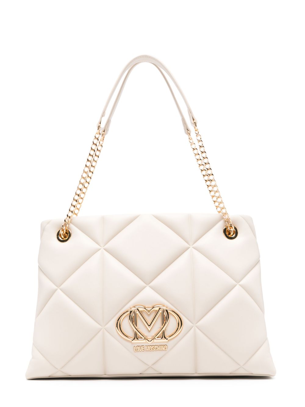 Love Moschino logo标牌手提包 - 中性色