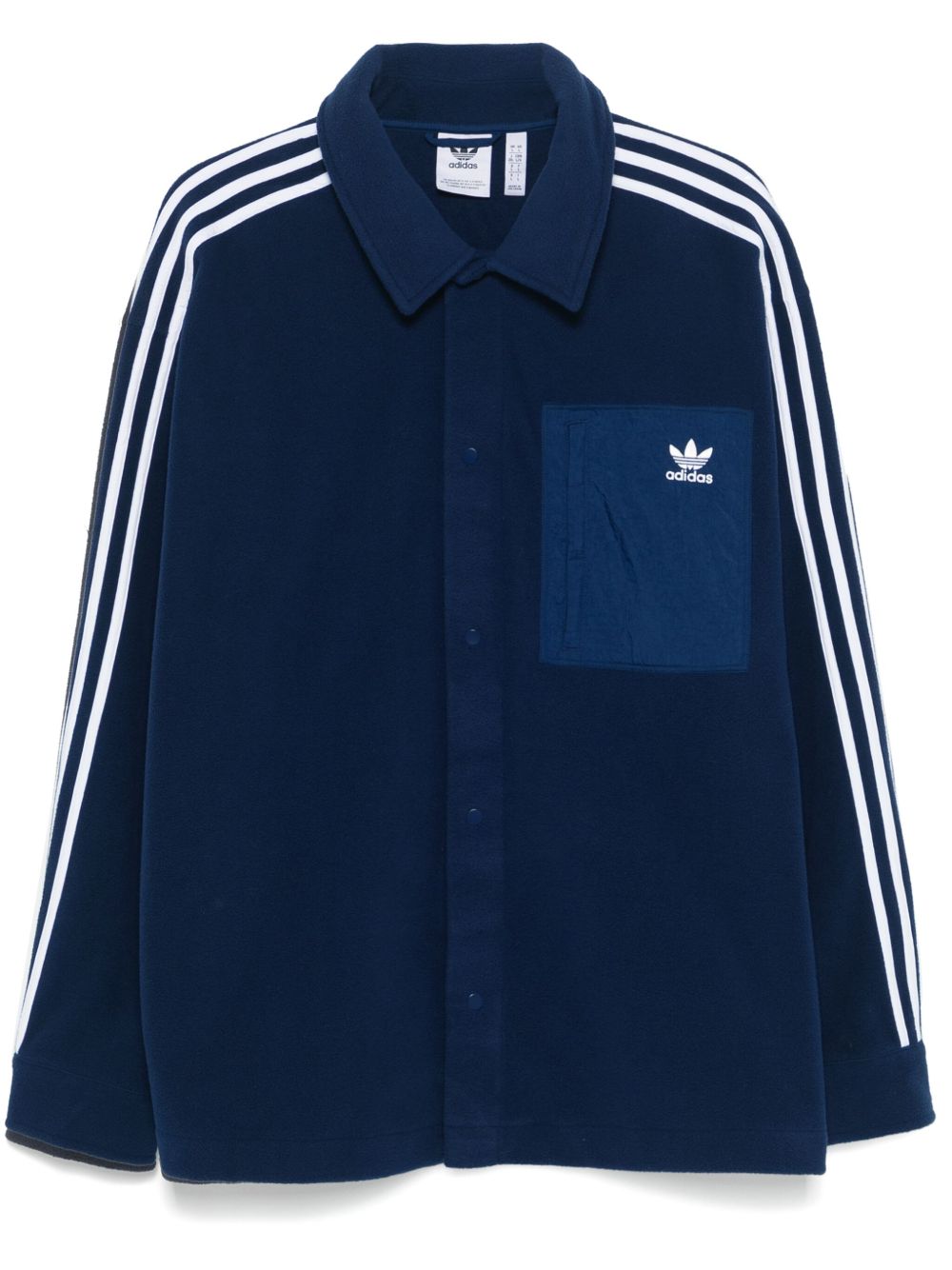 adidas 抓绒衬衫 - 蓝色