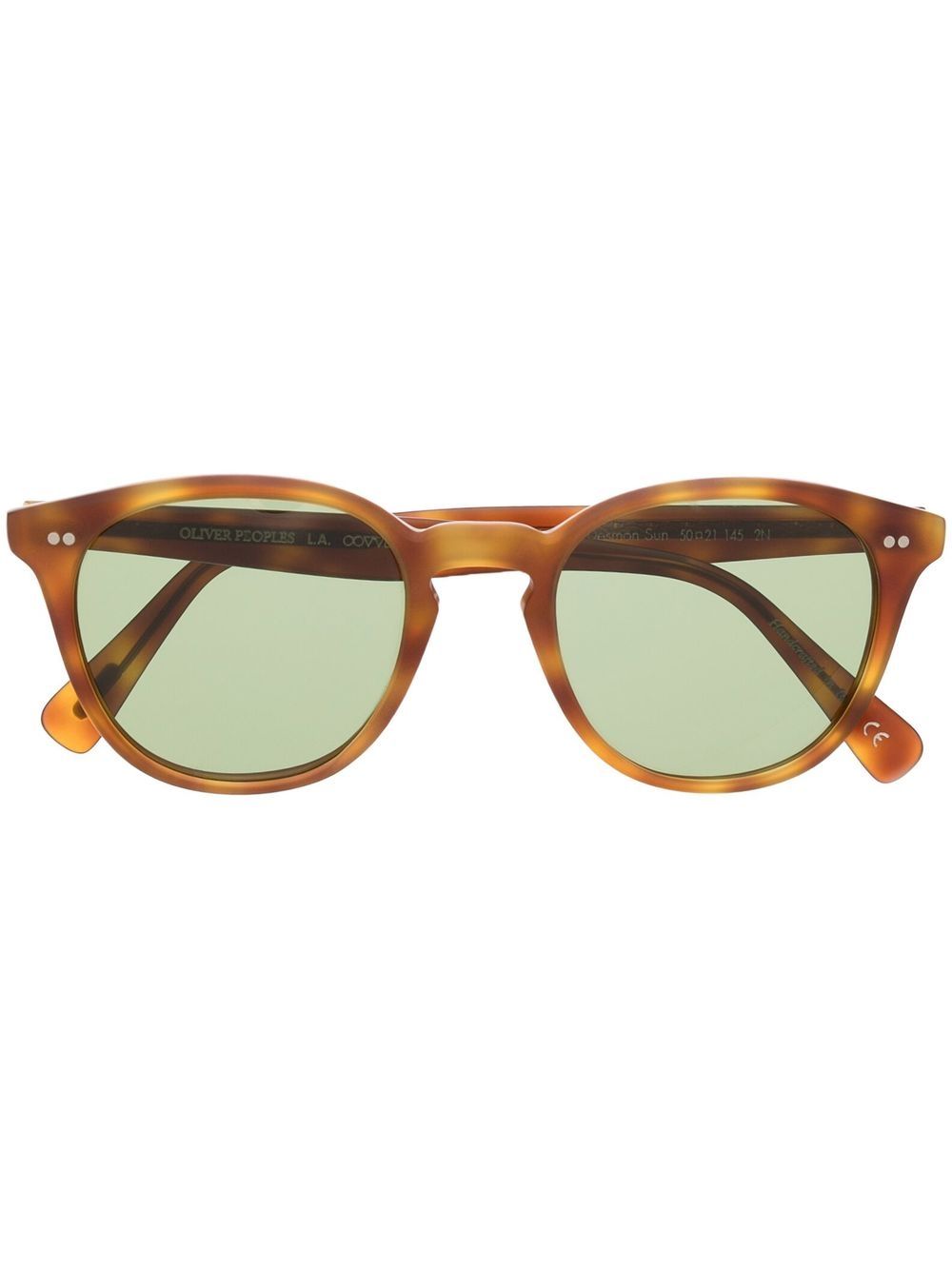 Oliver Peoples Desmon Sun 圆框太阳眼镜 - 褐色