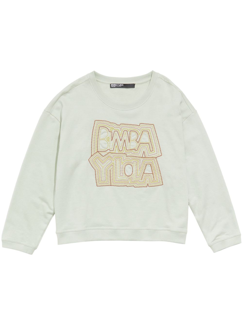 Bimba y Lola logo刺绣卫衣 - 绿色