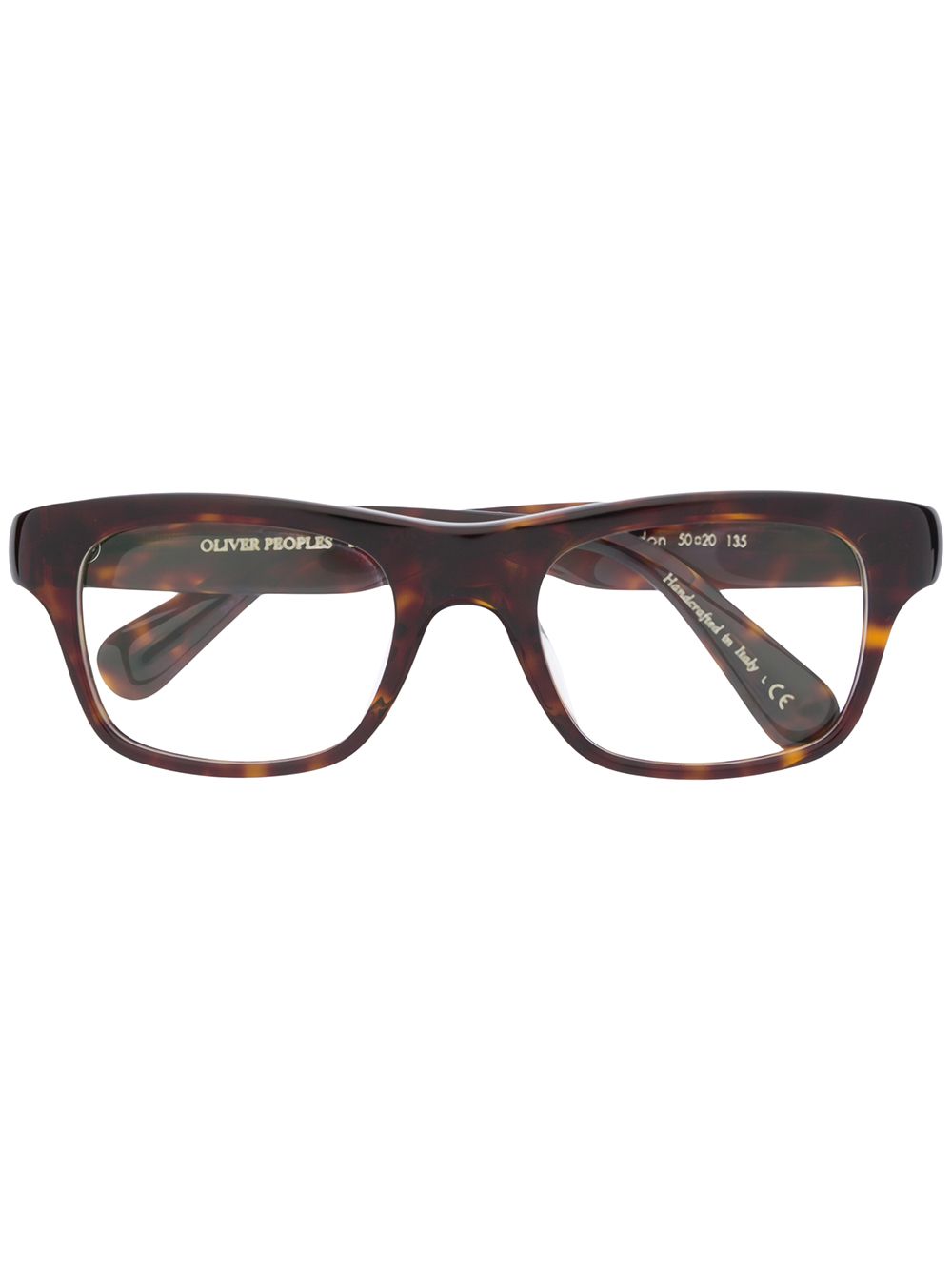 Oliver Peoples Brisdon 眼镜 - 褐色