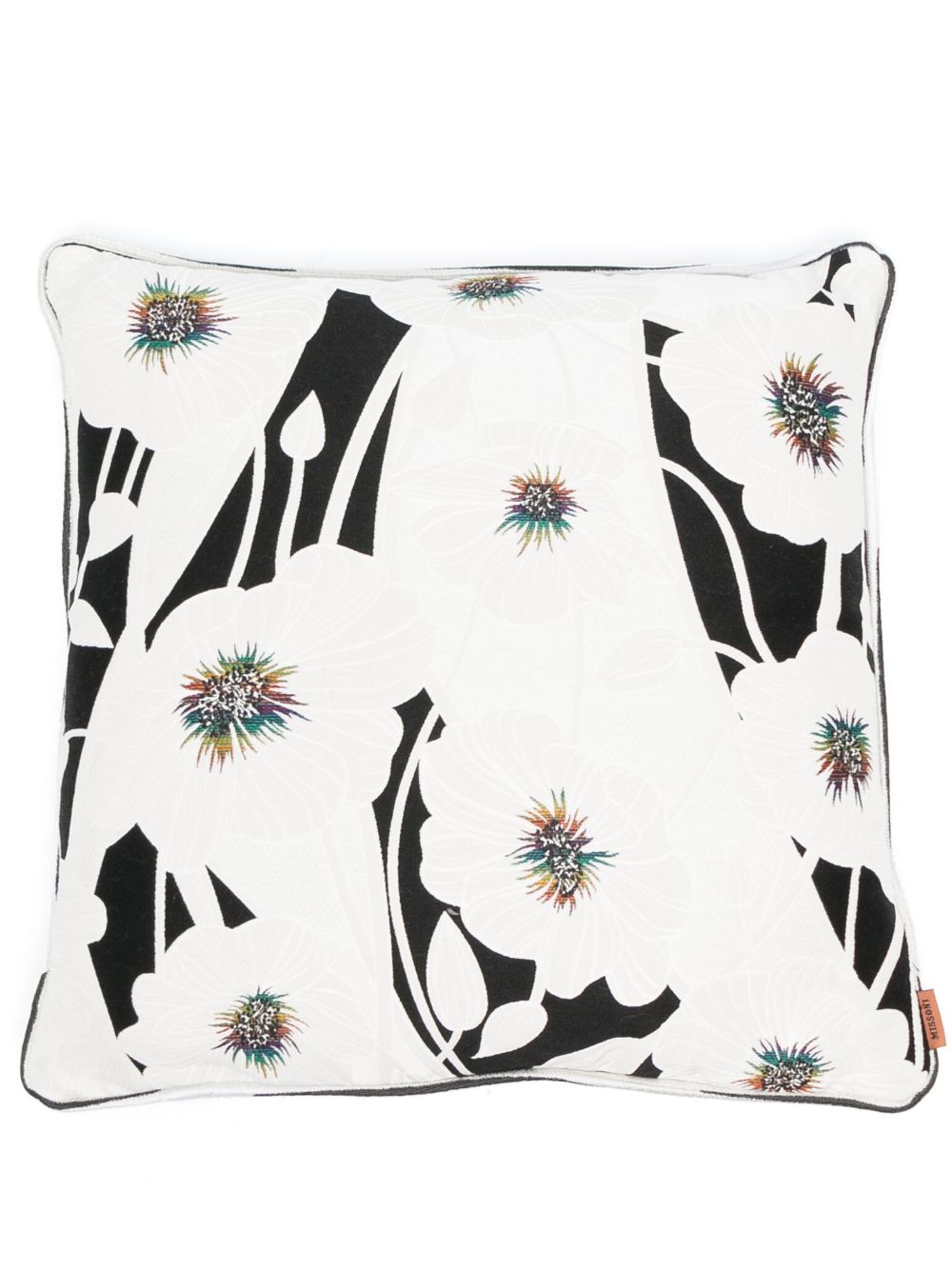 Missoni Home Midnight Garden 图案提花抱枕 - 白色
