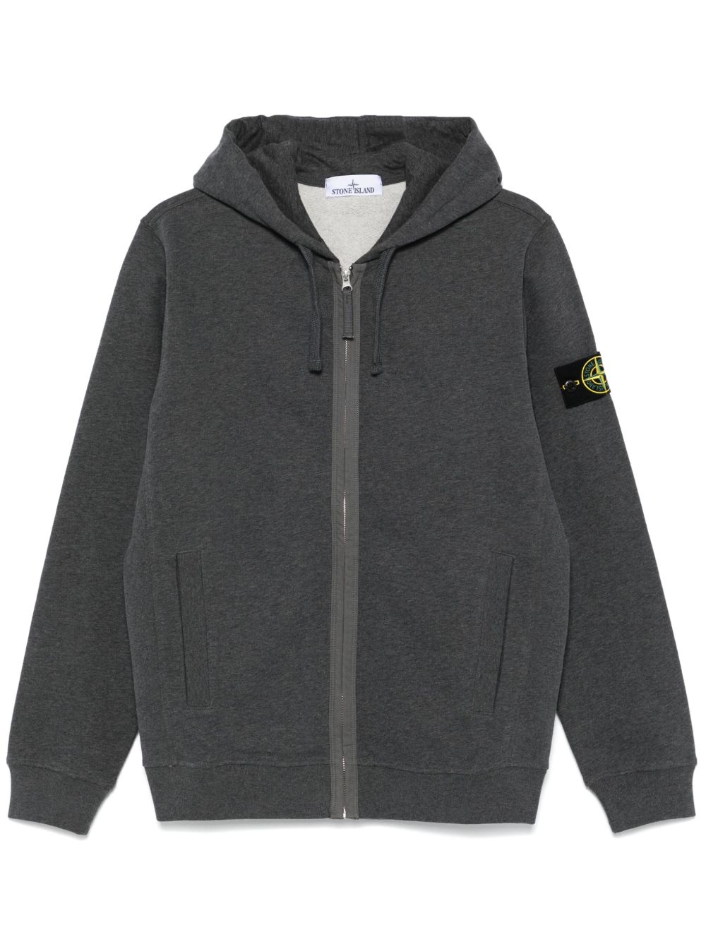 Stone Island 罗盘徽章连帽衫 - 灰色