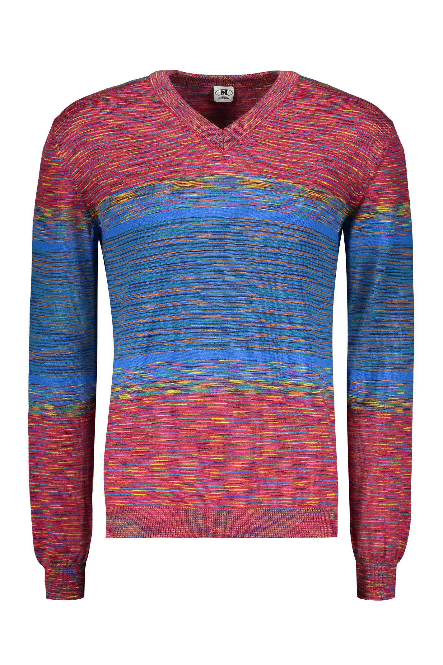 M Missoni 羊毛V领毛衣