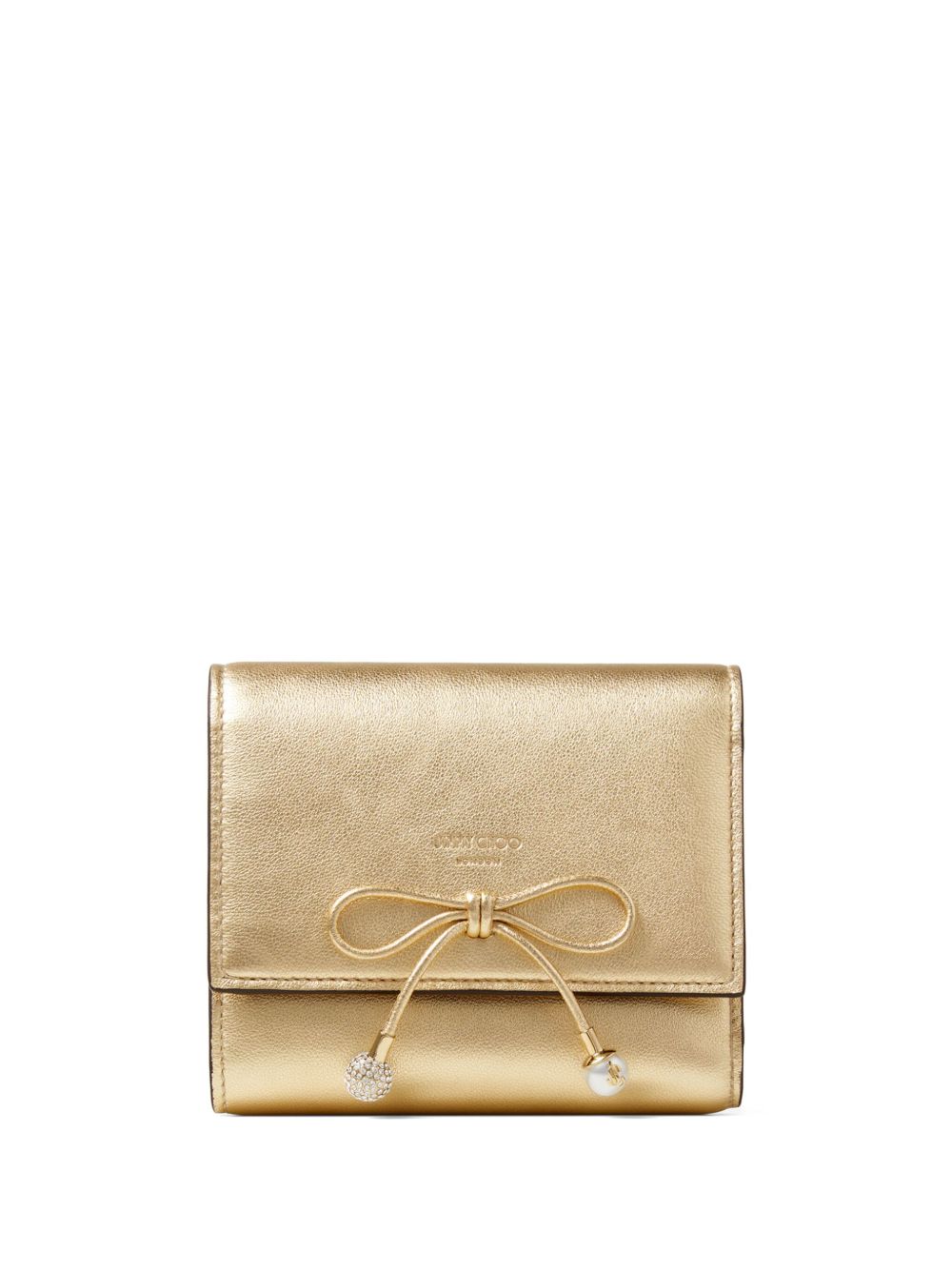 Jimmy Choo Marinda 皮质钱包 - 金色