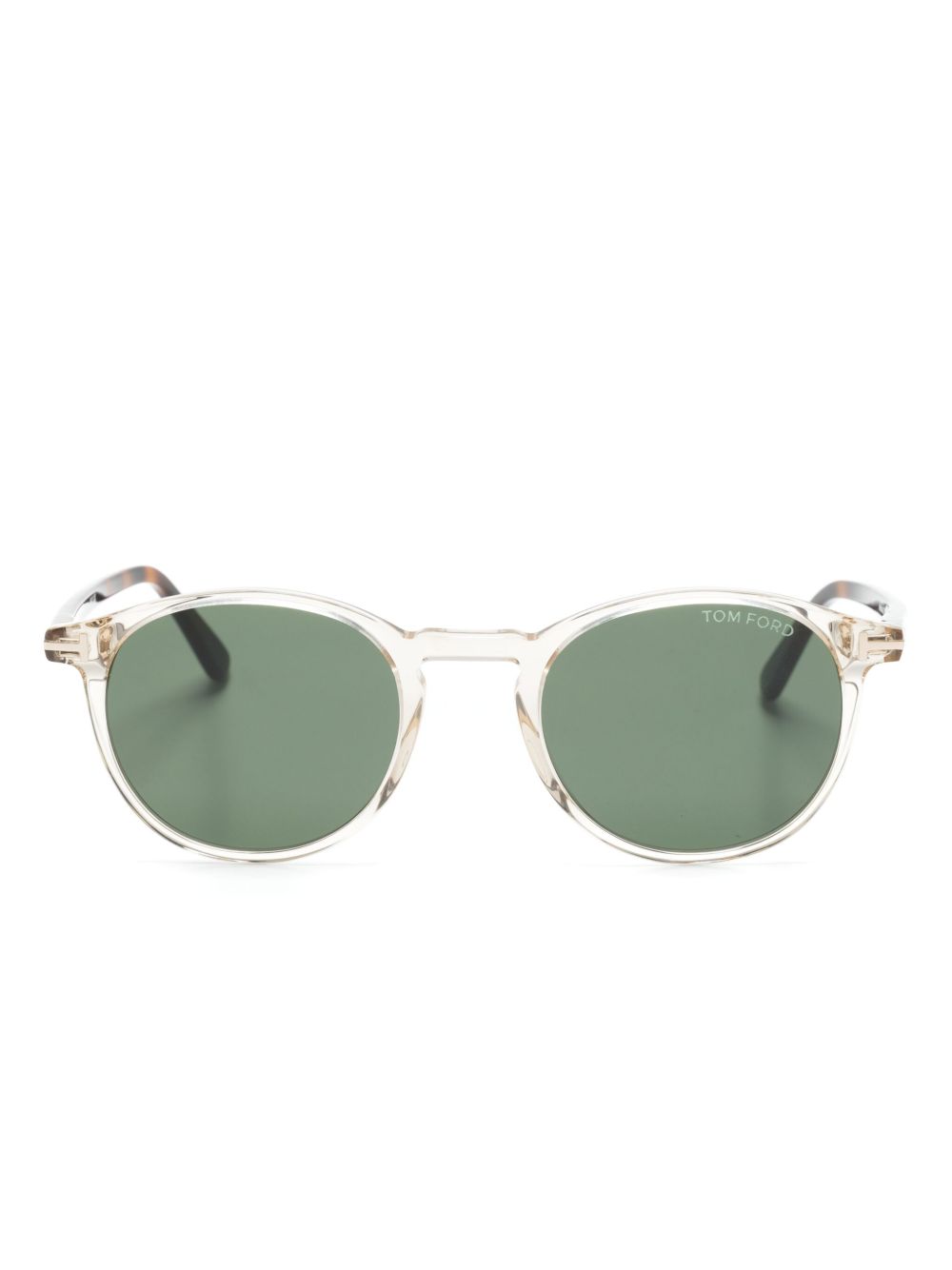 TOM FORD Eyewear FT539 圆框太阳眼镜 - 中性色