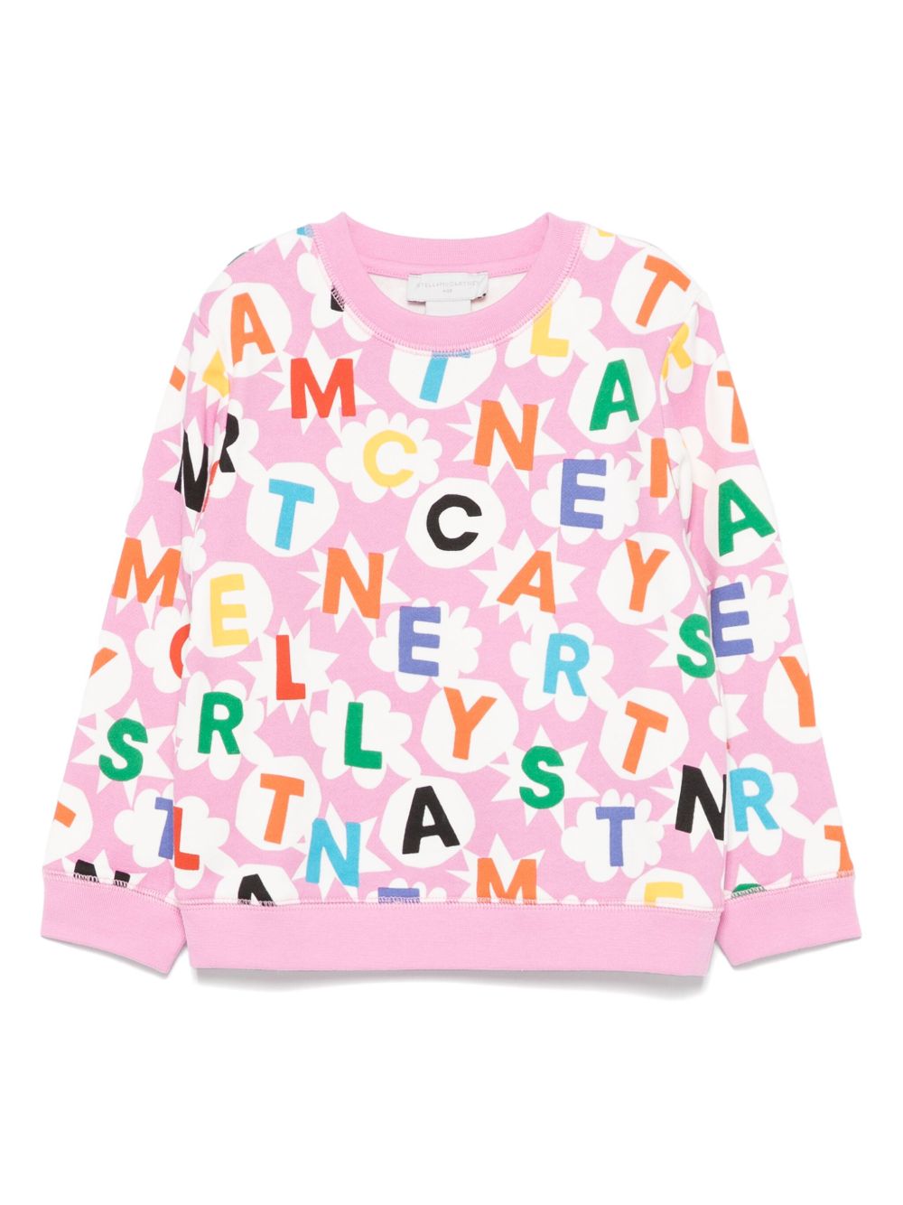 Stella McCartney Kids 图案印花卫衣 - 粉色