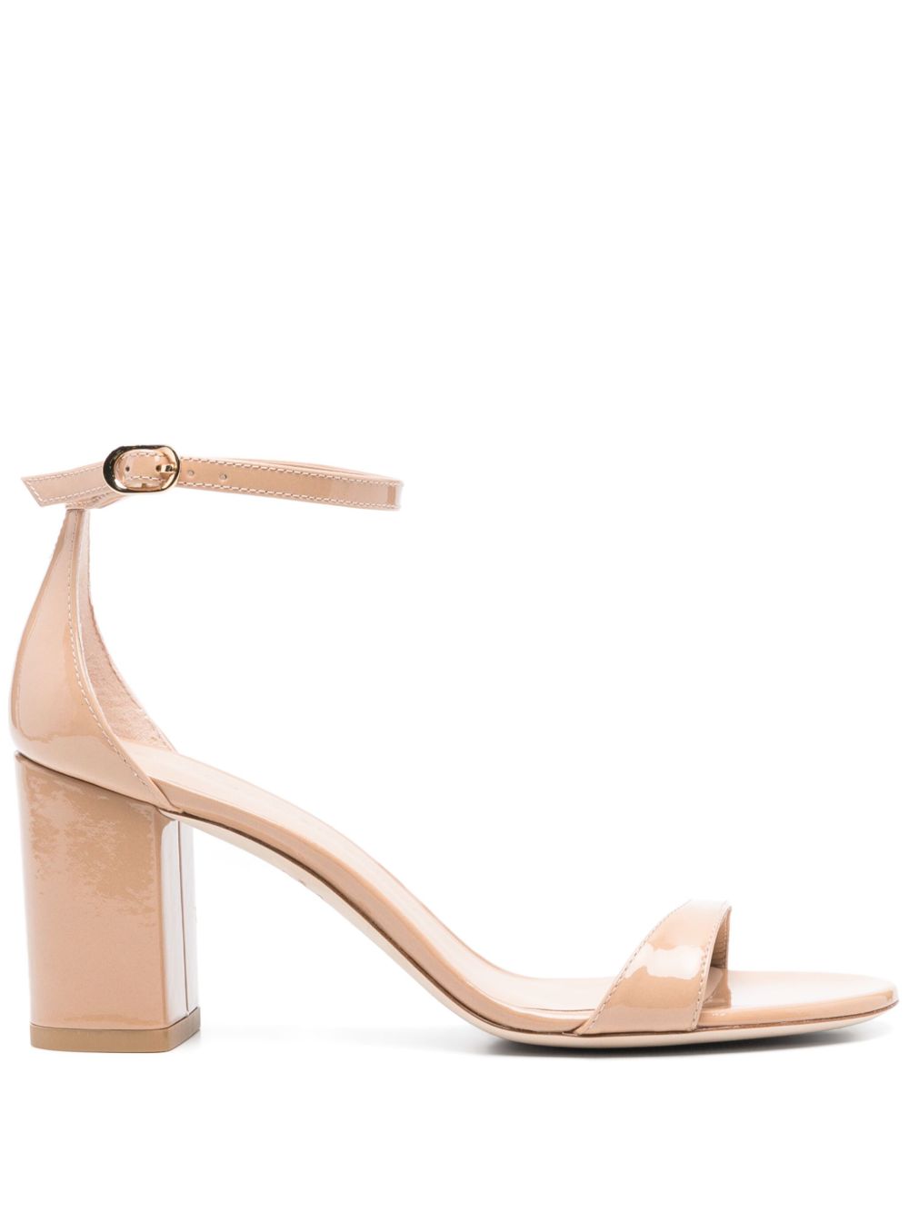 Stuart Weitzman Nudist 中跟凉鞋（7.5厘米） - 中性色