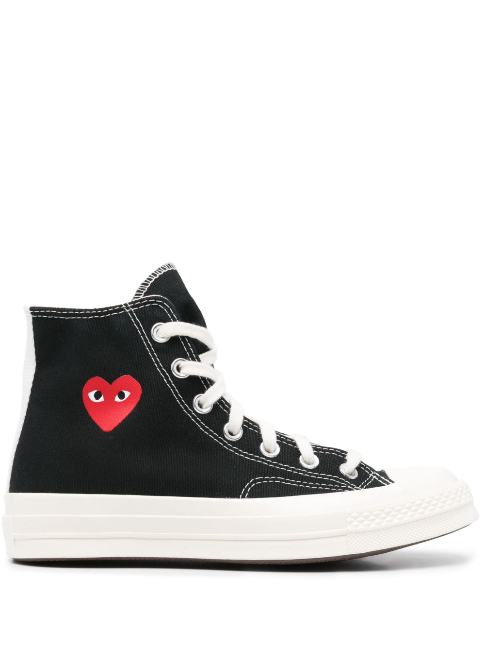 Comme Des Garçons x CONVERSE PLAY Chuck Taylor'70 板鞋 - 黑色