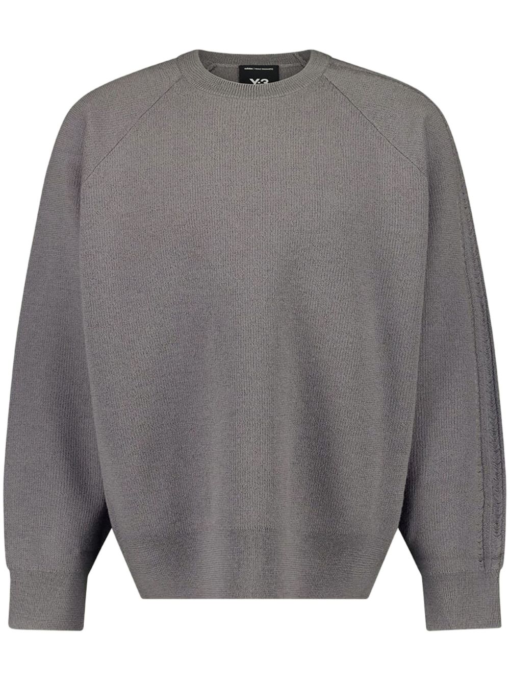 Y-3 3S Knit Crew 毛衣 - 灰色