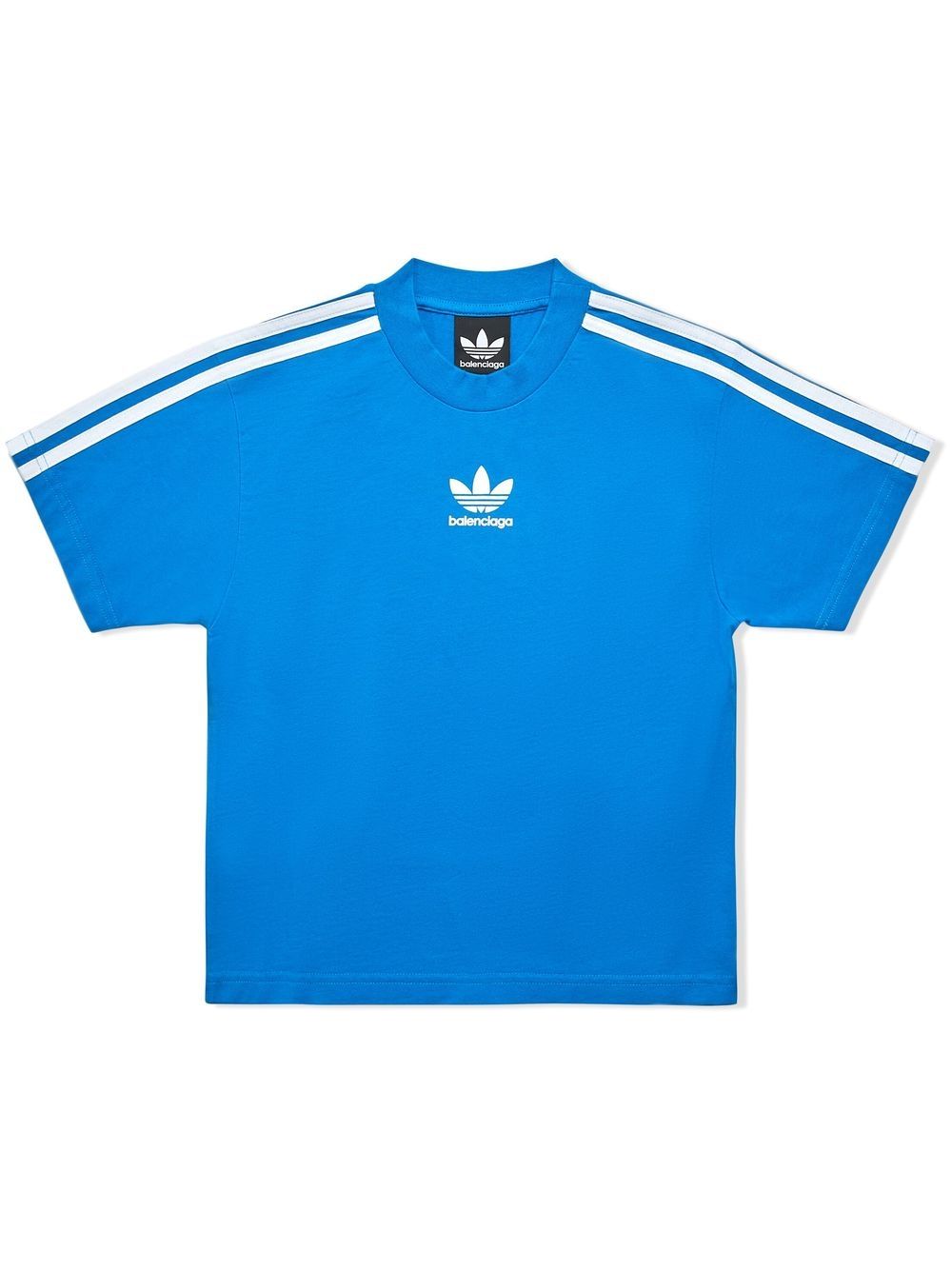 Balenciaga Kids x adidas 短袖T恤 - 蓝色