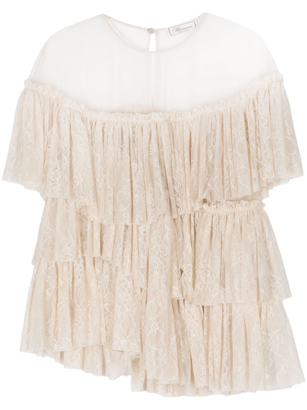 Blumarine 分层式罩衫 - 中性色