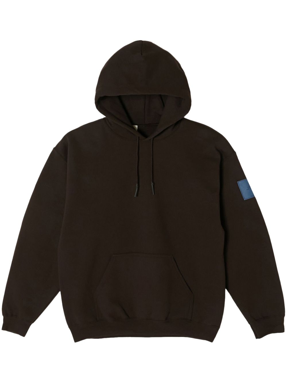 N.HOOLYWOOD logo-patch hoodie - 褐色