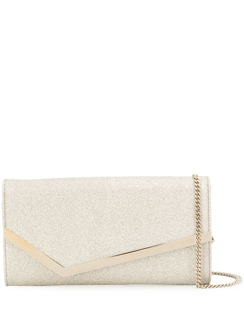Jimmy Choo Emmie手拿包 - 金属色