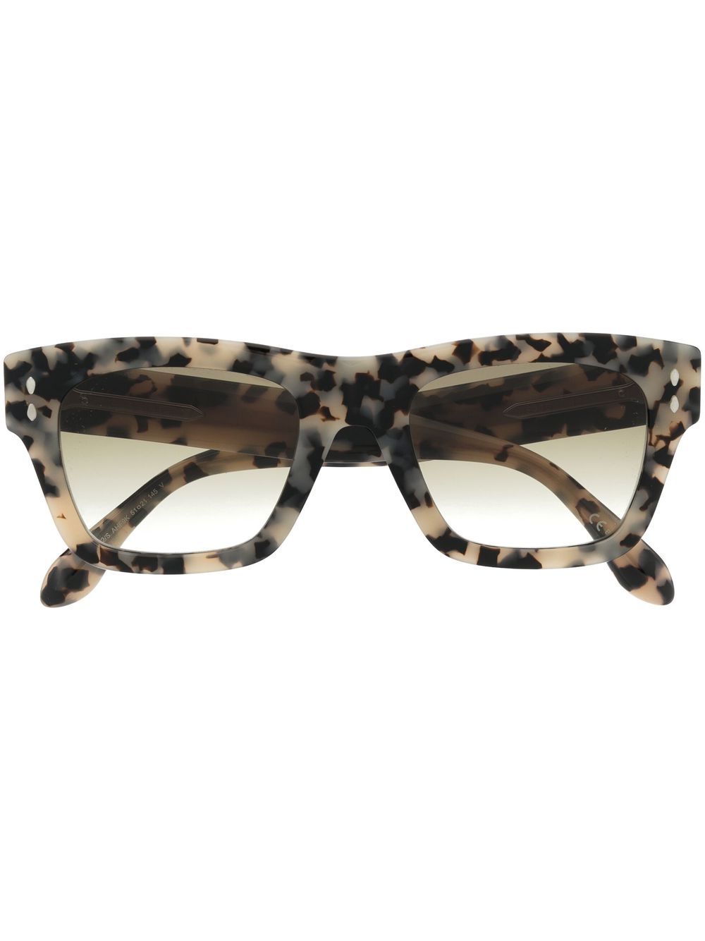 Isabel Marant Eyewear 玳瑁纹有色镜片太阳眼镜 - 中性色