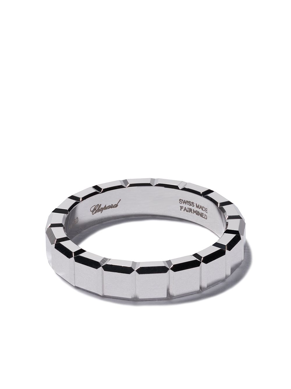 Chopard 18k白金Ice Cube Pure戒指 - 银色