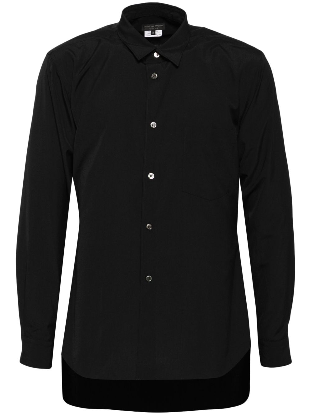 Comme des Garçons Homme Plus 贴袋衬衫 - 黑色