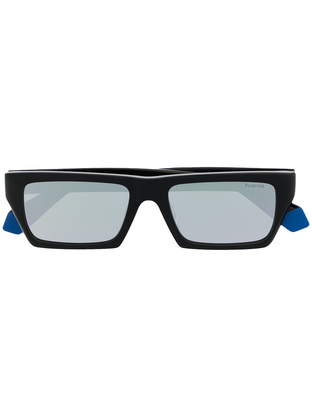 MSGM logo印花方框太阳眼镜 - 黑色