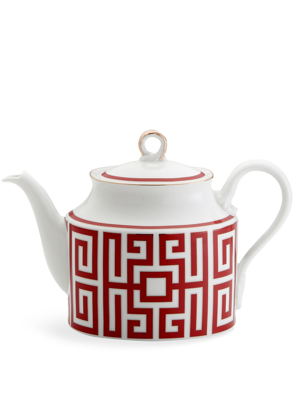 GINORI 1735 Labirinto 茶壶 - 红色