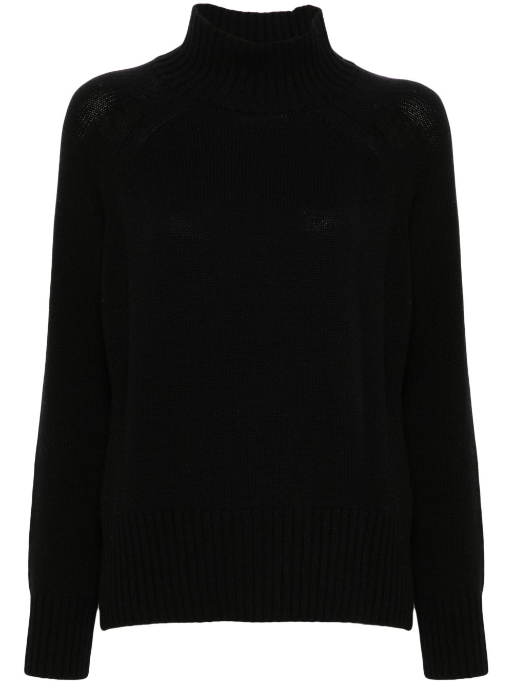 Allude 高领毛衣 - 黑色