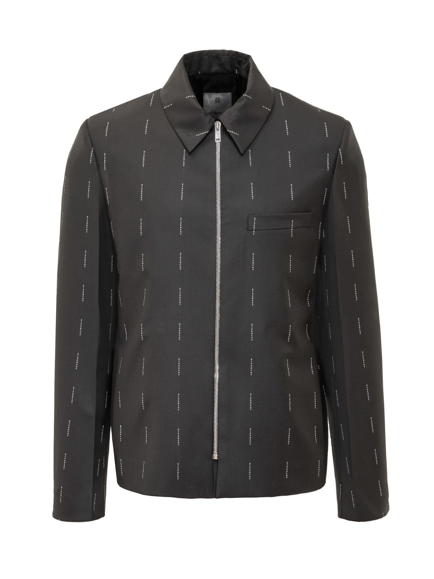 Givenchy Embroidered Twill Blazer