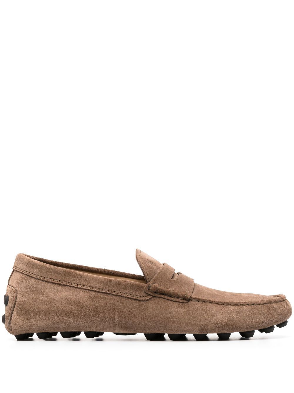 Tod's City Gommino 绒面皮鞋 - 褐色