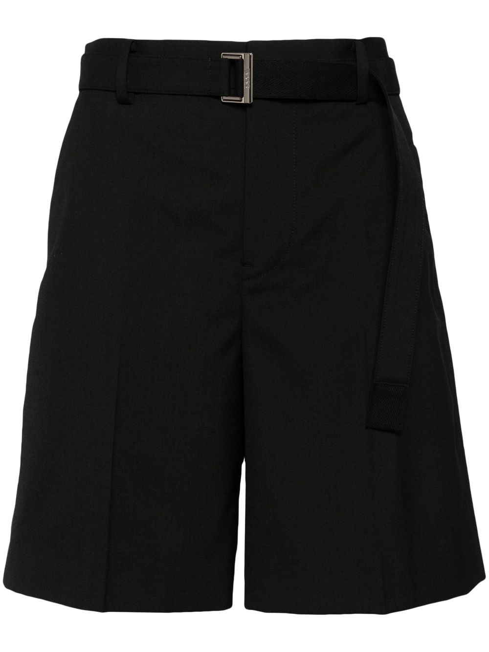 sacai Suiting 短裤 - 黑色