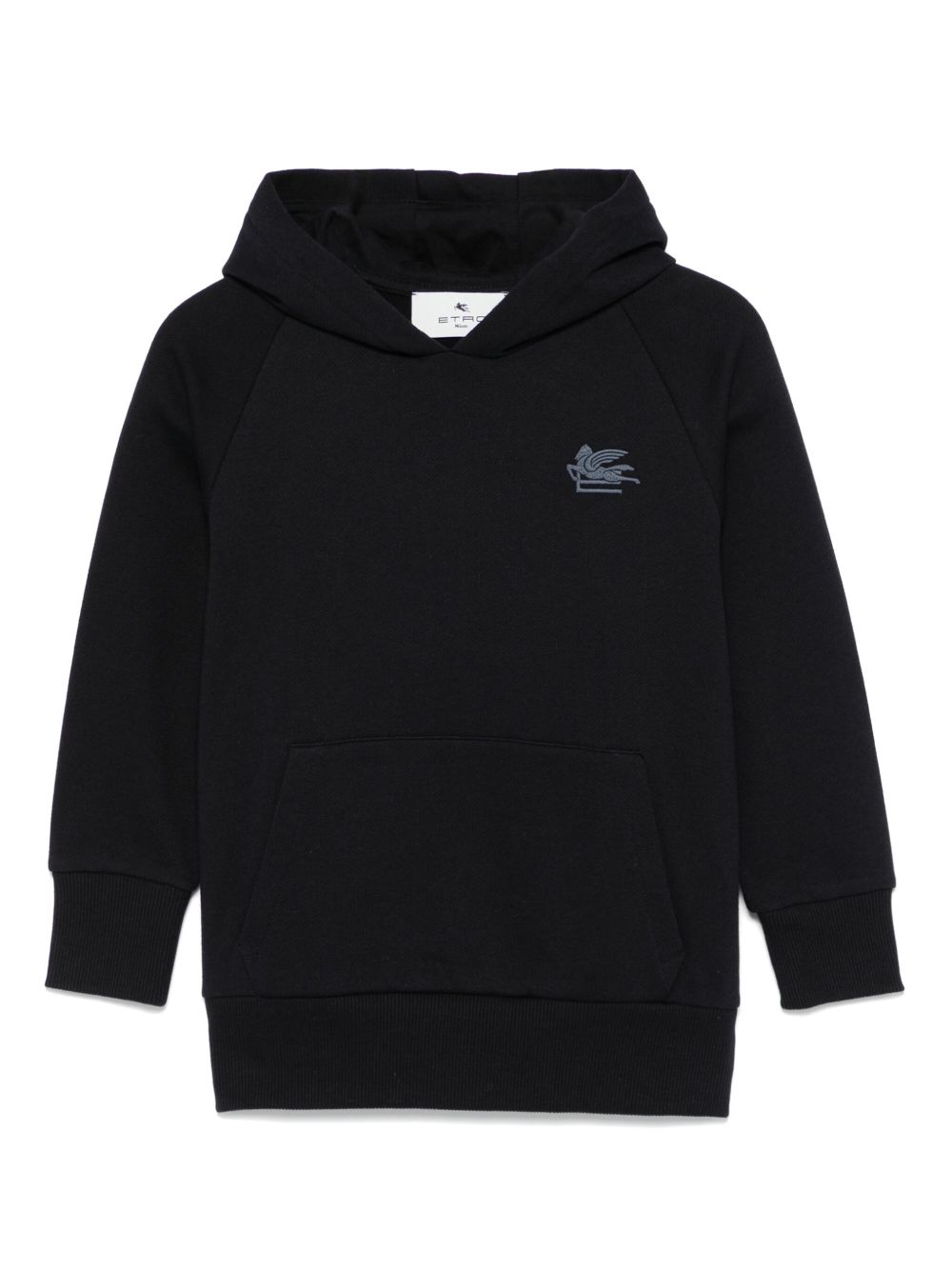 ETRO KIDS Pegaso 刺绣连帽衫 - 蓝色