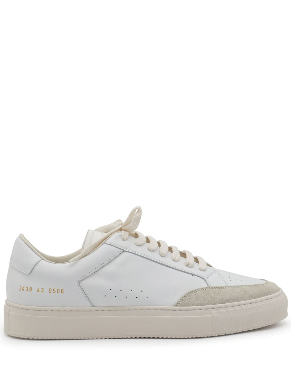 Common Projects 皮质运动鞋 - 白色