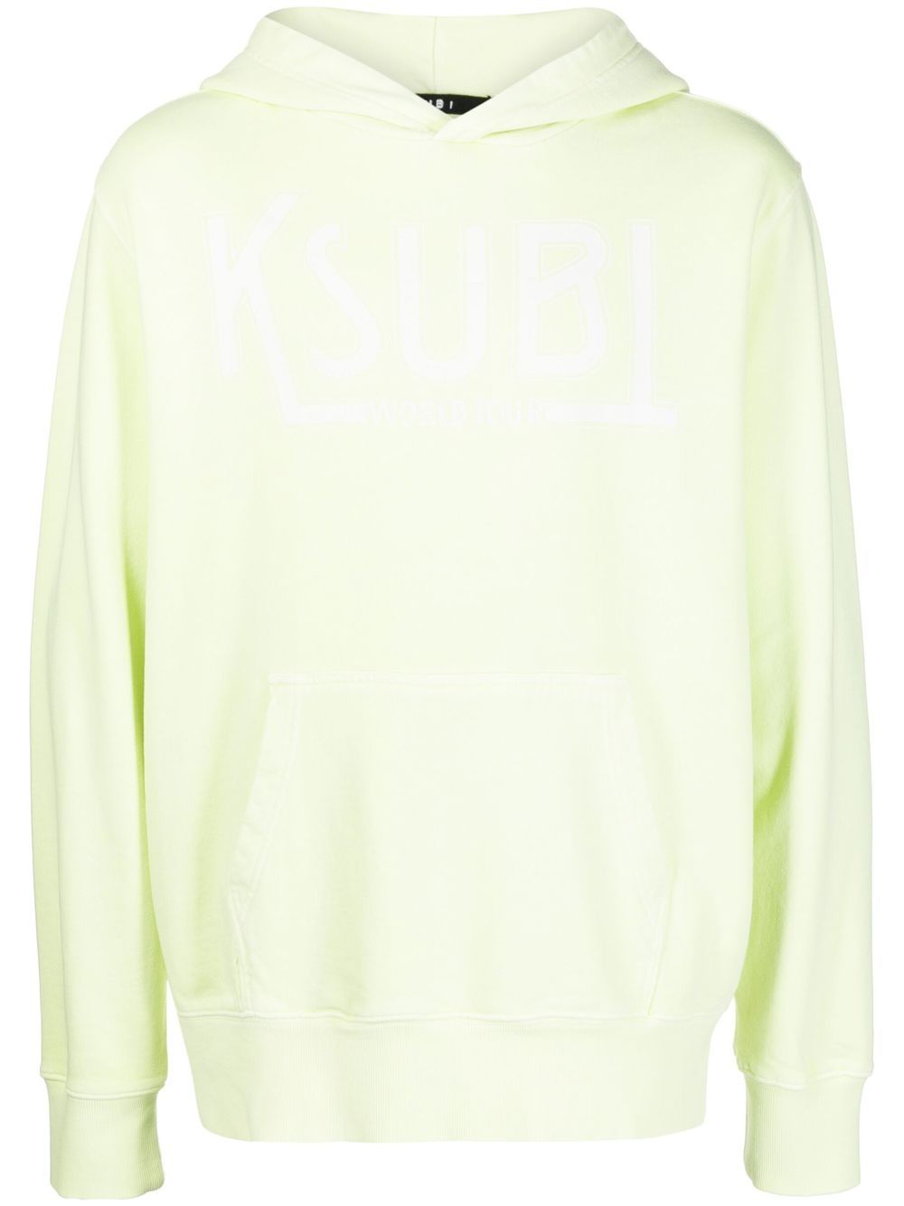 Ksubi logo印花棉连帽衫 - 绿色