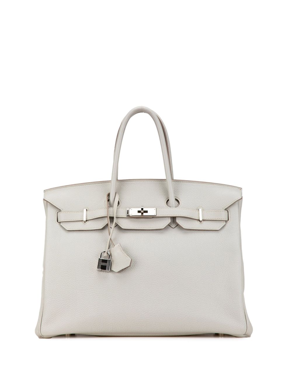 Hermès Pre-Owned Togo Birkin Retourne 35 手提包（2010年典藏款） - 灰色