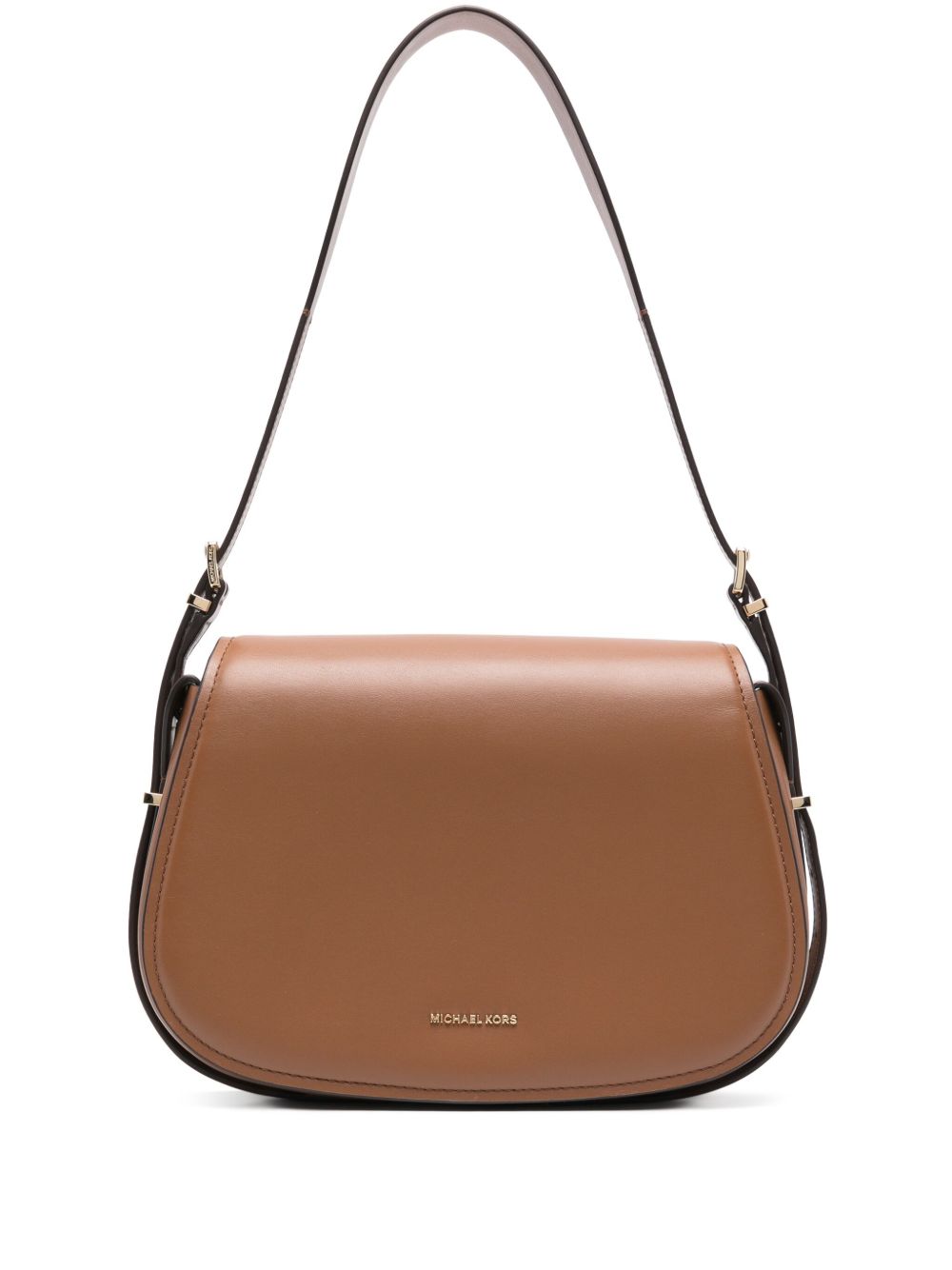Michael Kors 翻盖斜挎包 - 褐色