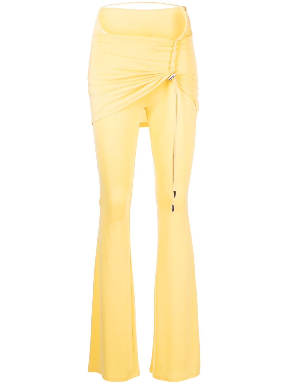 Jacquemus Le Pantalon Espelho 搭裙长裤 - 黄色