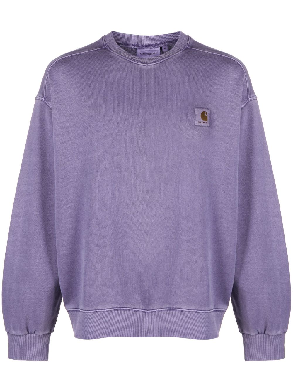 Carhartt WIP 胸处标贴卫衣 - 紫色