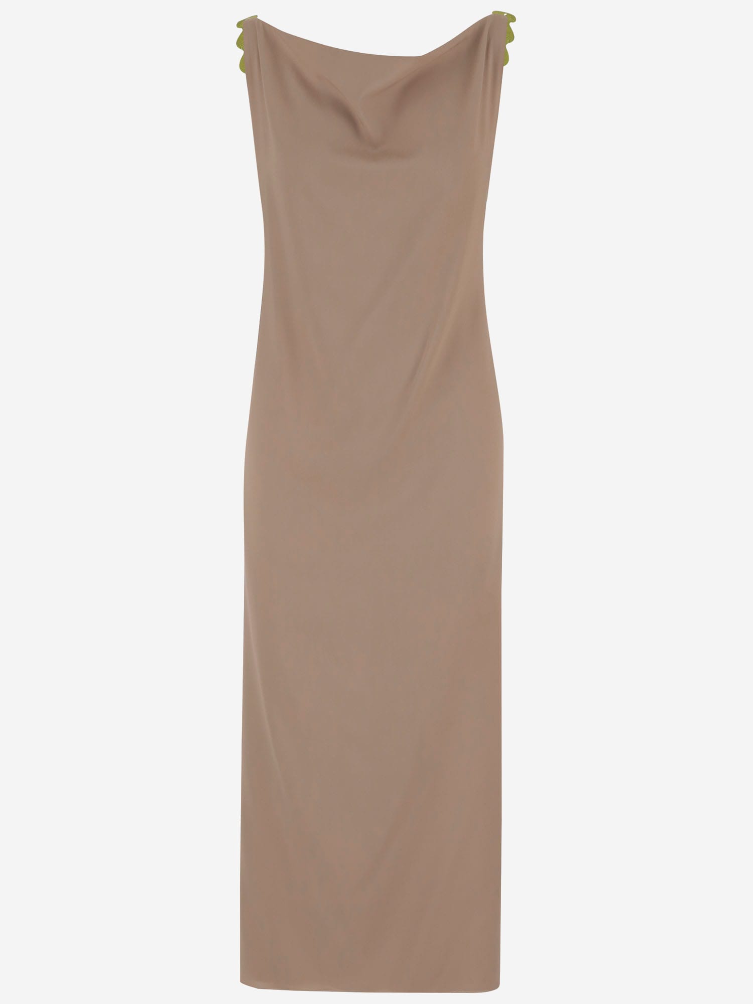 Stephan Janson Silk Satin Turn Dress