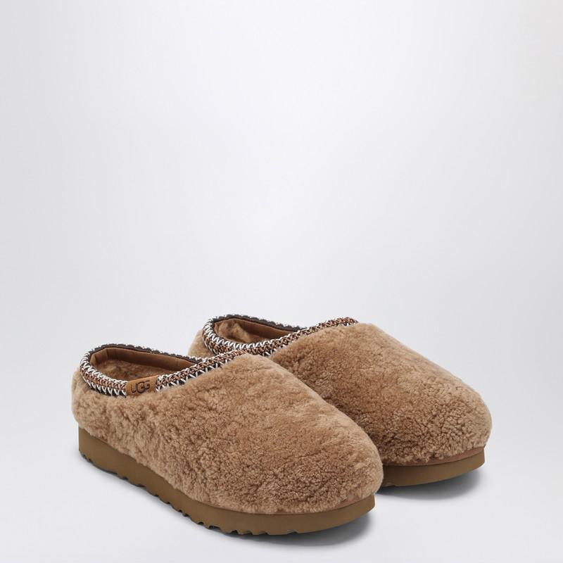 UGG Tasman Maxi Curly Chestnut-Coloured Slipper