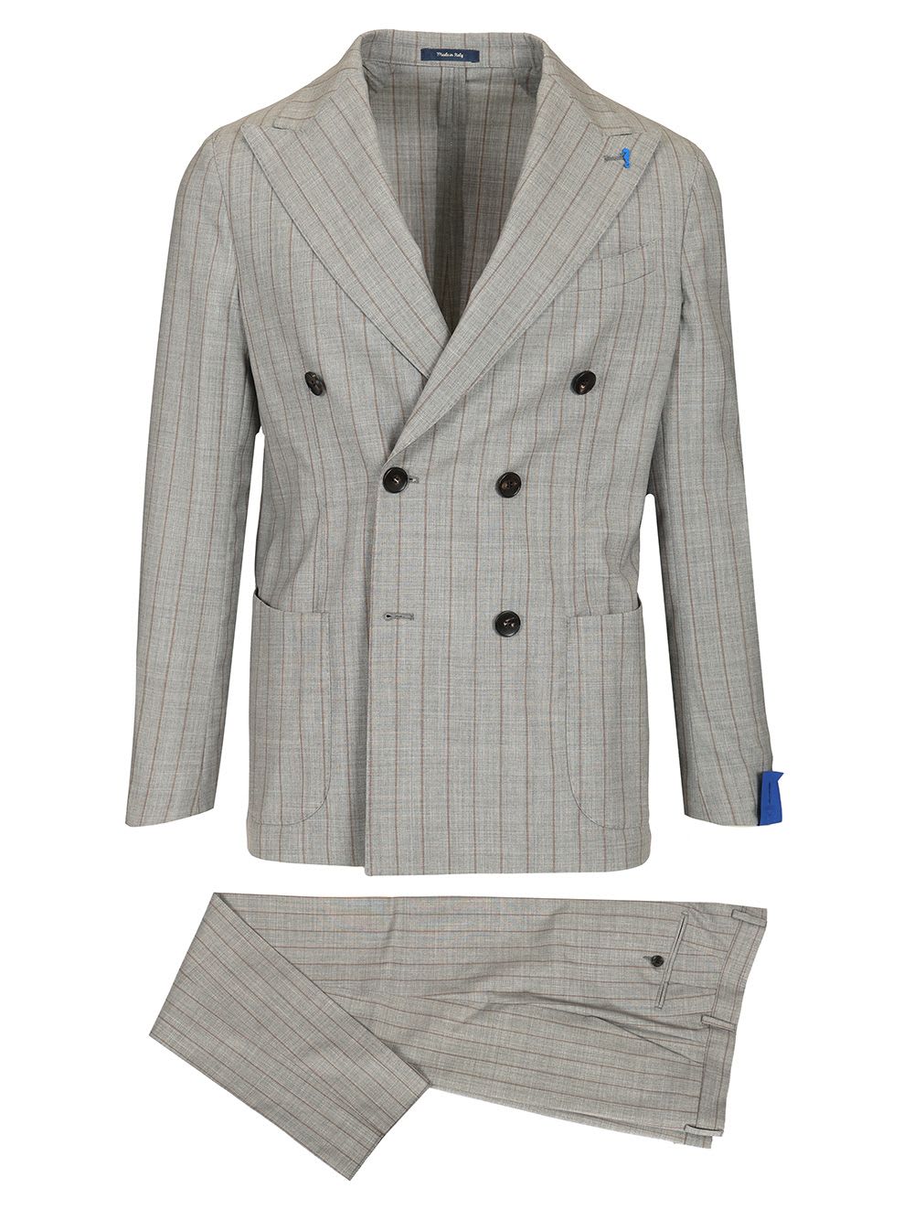 Guarinucci Double-breasted Pinstriped Suit