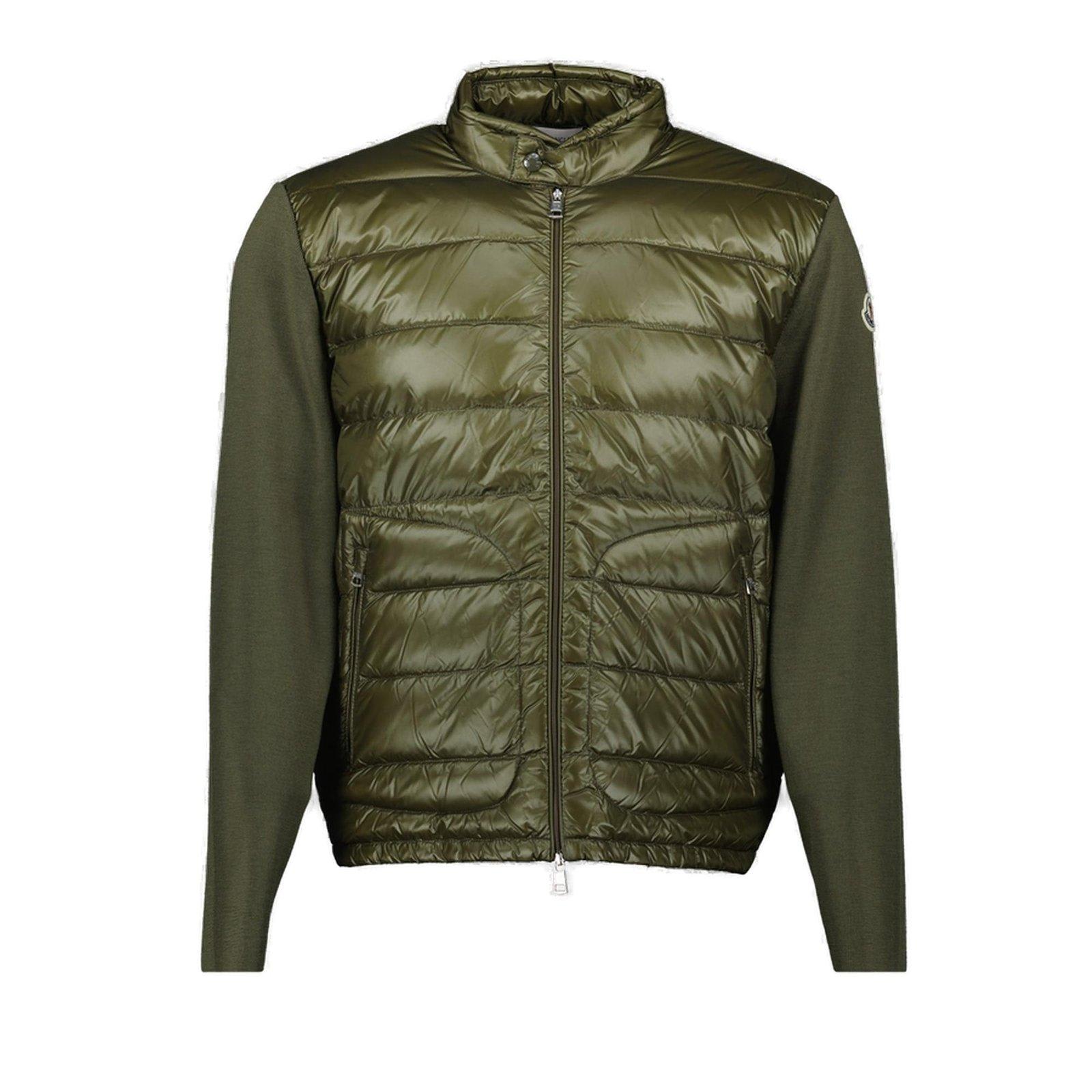 Moncler Tricot Zip-up Padded Cardigan
