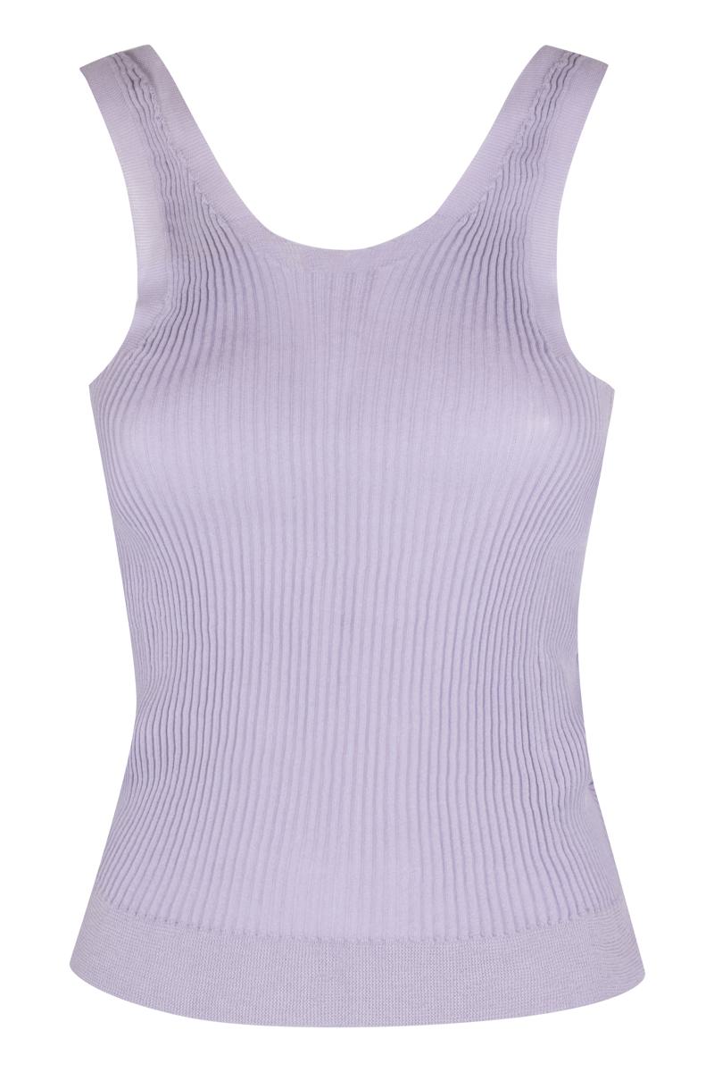Cecilie Bahnsen Ribbed Knit Top