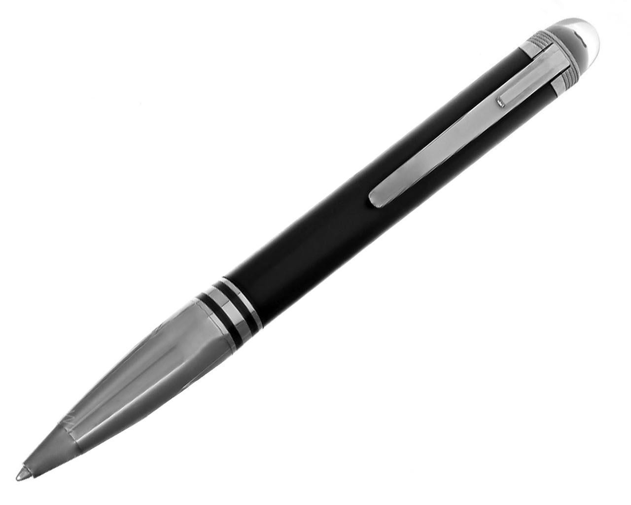 MONTBLANC Star Walker Ultra Black Doue Ballpoint Pen 126366