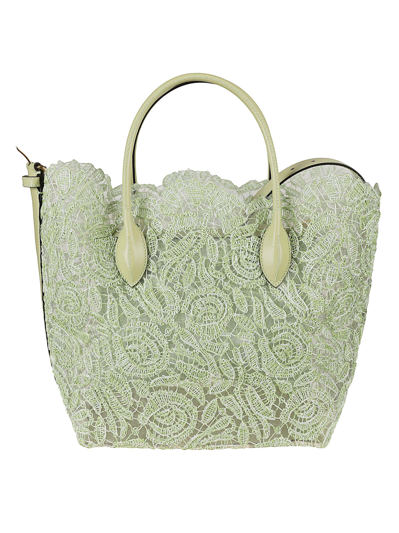 Ermanno Scervino Guipure蕾丝托特包