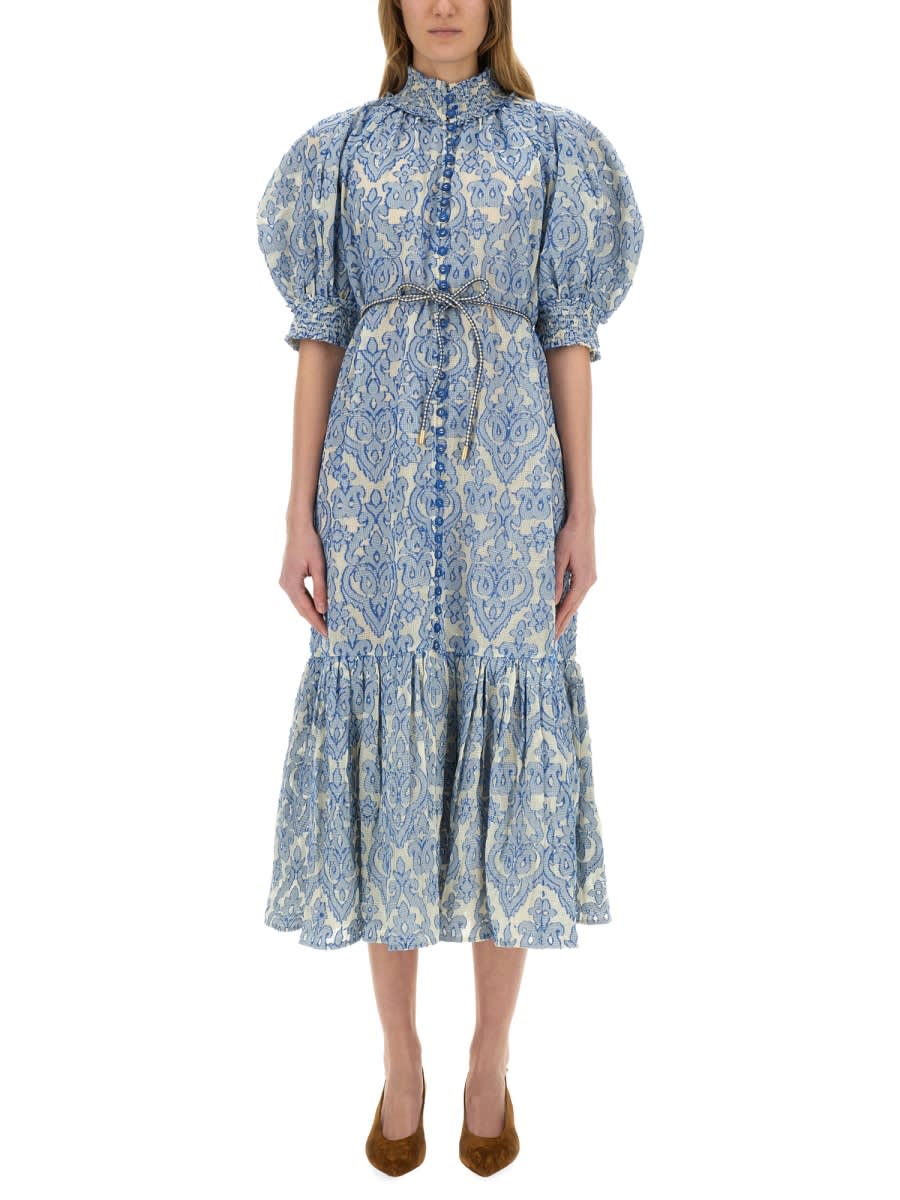 Zimmermann 中长款连衣裙 wylie