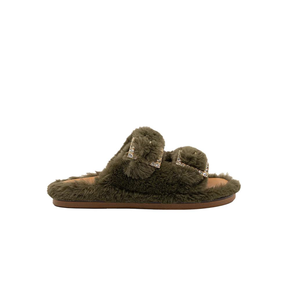Alibi "Greta" Eco Fur Slippers